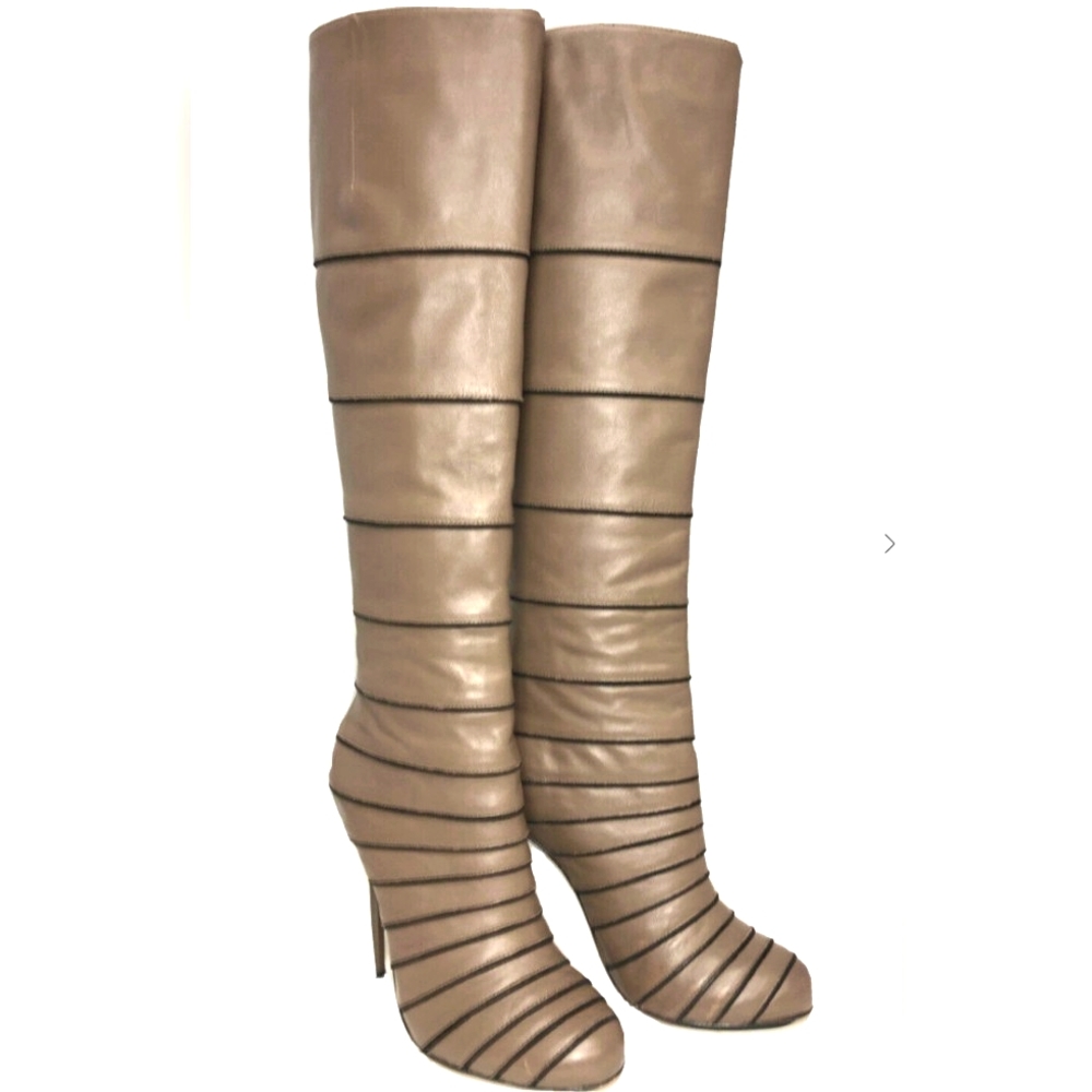 L.A.M.B. by Gwen Stefani Knee-Hi Boots Taupe Size 7 New No imperfections (No Box